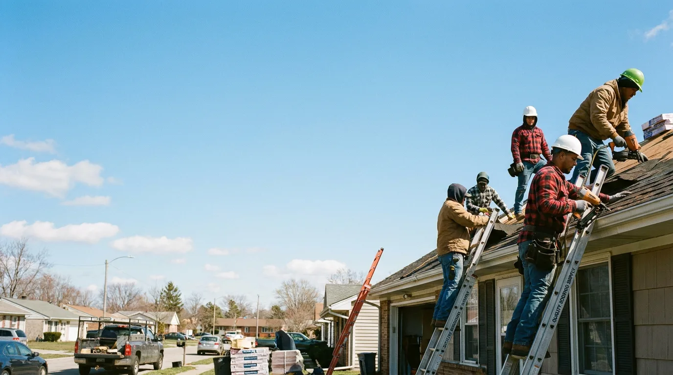 Roofing in Ohlman, IL near me